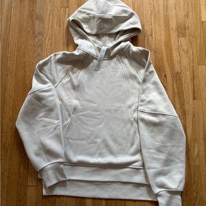 Cream Lululemon Hooded Sweatshirt XXS